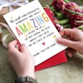 thumbnail image 2 of nvzhuang Happy Father's Day Card Cute Heart Letter Print Thank You Card Warm Present for Dad Grandpa, 2 of 7
