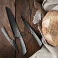 thumbnail image 4 of Hamtom Forge Tomodachi™ Raintree Ash Titanium Coated Cutlery Block Knife Set (13-Piece), 4 of 4