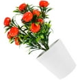 thumbnail image 1 of NUOLUX Planta Artificial Roja En Maceta Para De Hogar Y Oficina, 1 of 8
