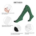 thumbnail image 5 of Rateoe Christmas Pattern At Buffalo Plaid Compression Socks for Women and Men 20-30mmHg-Circulation Support Socks Knee High Nurse Pregnant Running Medical and Travel Athletic, 5 of 7