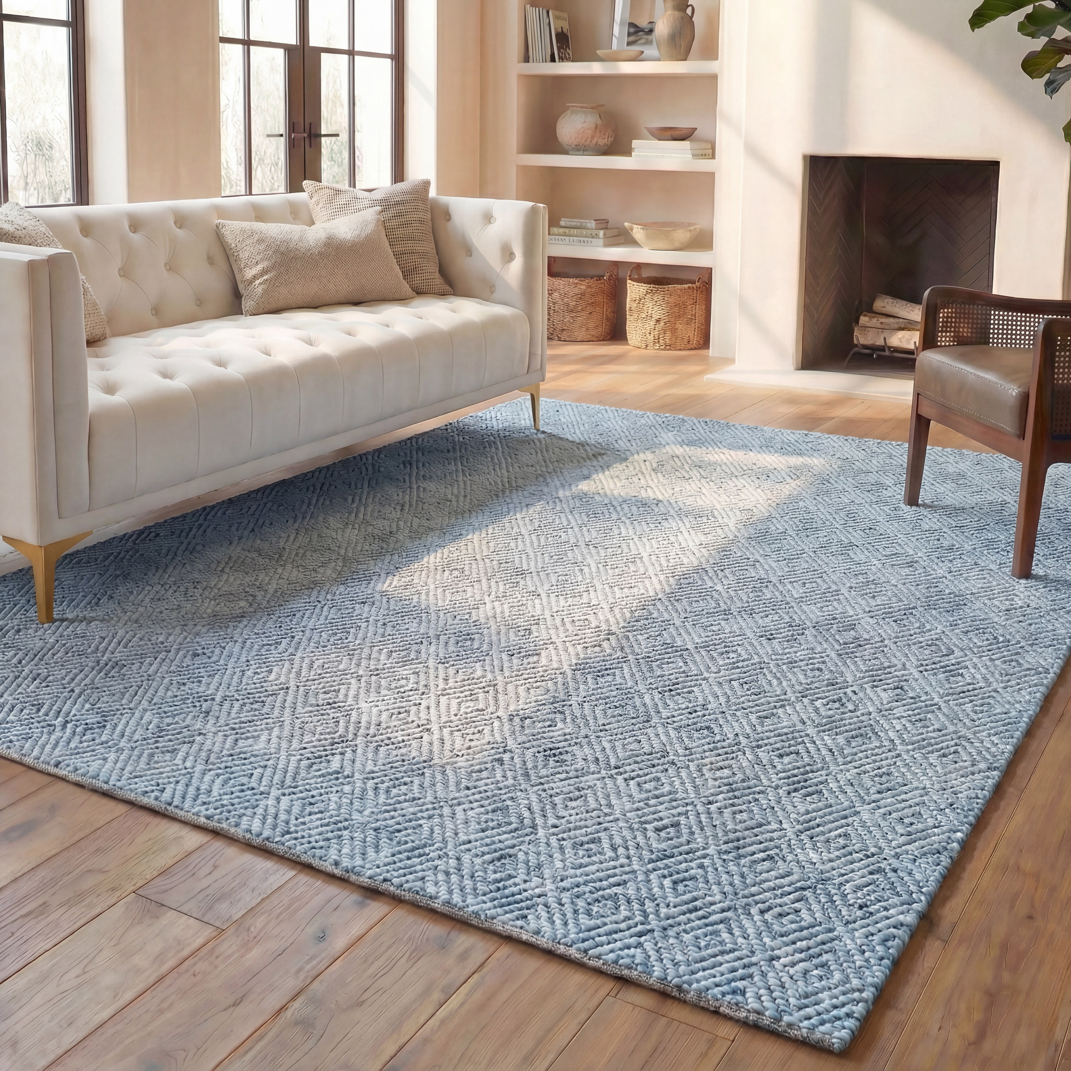 Safavieh Natura Eanna Geometric Area Rug, Blue, 5' x 8'