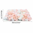 thumbnail image 2 of SHZICMY 4pcs Silk Rose Flower Wall Panel Artificial Wedding Party Decor 40*60cm, 2 of 8