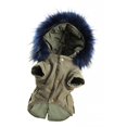 thumbnail image 3 of de perro con cuello elástica, chaqueta de invierno para mascotas S Gloria Abrigo con cuello de piel para mascotas, 3 of 8