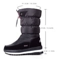 thumbnail image 4 of Botas de nieve Botas Nieve Mujer Calzado Medio Antideslizante Invierno Calzado Mujer (36) Negro Likrtyny Tenis De Mujer Tenis De Hombre, 4 of 6