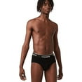 thumbnail image 3 of Lacoste BLACK Men's Casual Classic 3 Pack Cotton Stretch Briefs, US Small, 3 of 4