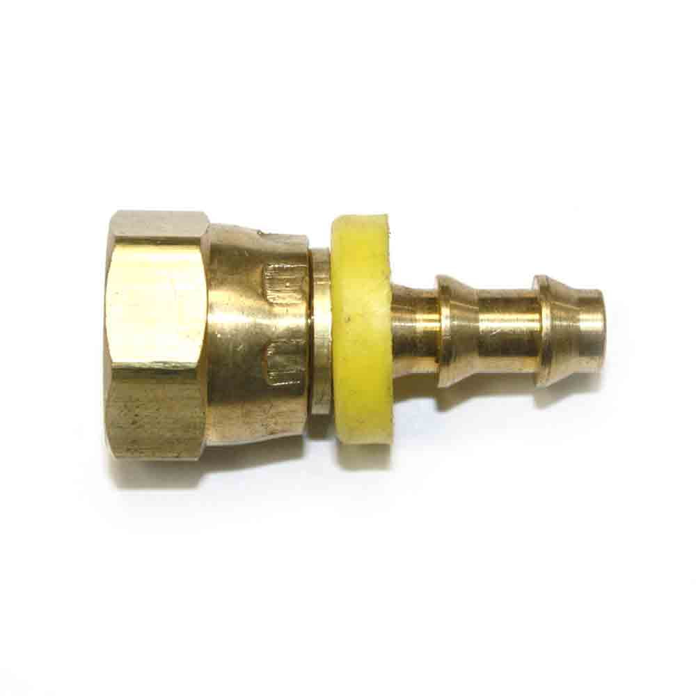 Interstate Pneumatics FL244 Easy Lock Brass Hose Fittings, Connectors