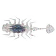 thumbnail image 3 of Flotador de cola de paleta para pesca señuelo suave de 5cm Swimbaits para pesca de lubina azul oscuro, 3 of 4