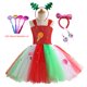 thumbnail image 1 of Vestido de tutú de caramelo de piruleta para niña, vestido de tul para fiesta de cumpleaños de niña arcoíris, disfraz de carnaval y Navidad para niños, vestido de princesa, vestido de 2-3 años Gao Jinjia LED, 1 of 2