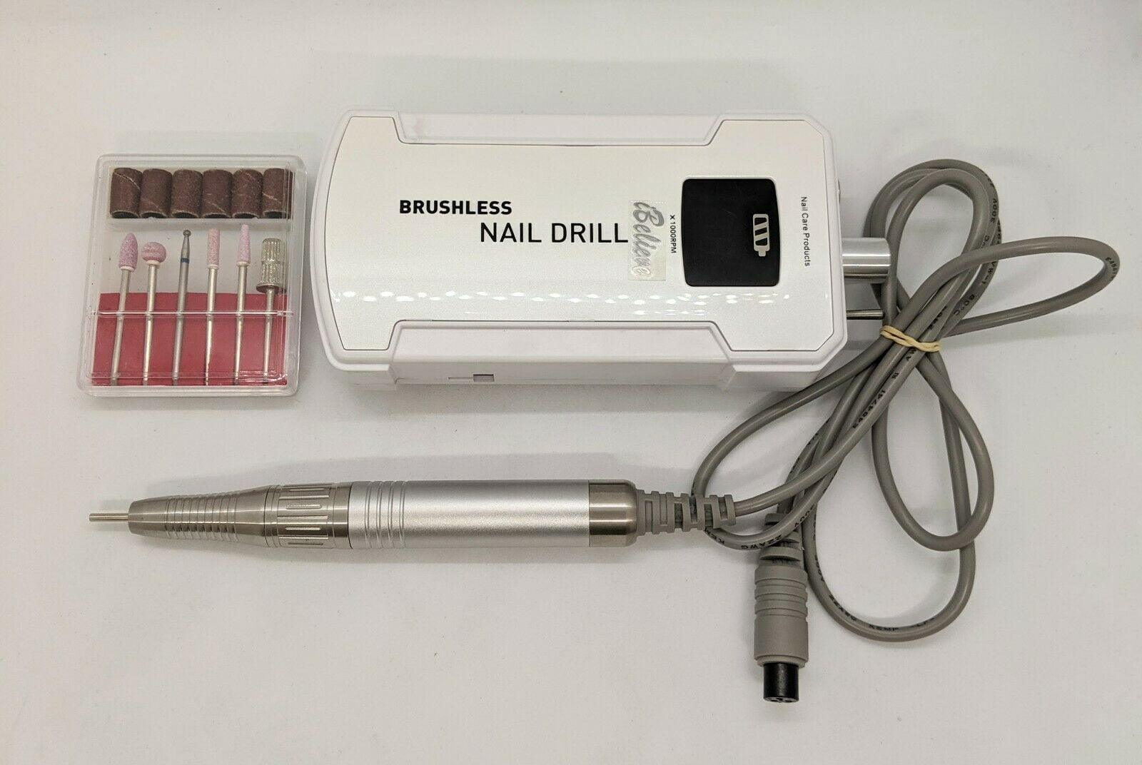 iBelieve Professional Nail Drill Machine 35000 RPM/80 WATTS Cordless