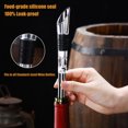 thumbnail image 5 of DERGUAM 3-in-1 Stainless Steel Wine Chiller with Wine Aerator and Wine Pourer, Wine Chiller Stick Wine Chiller Rod Fits in all Standard-sized Bottles, for Wine Accessories Wine Lover Christmas Gifts, 5 of 7