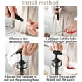 thumbnail image 4 of Kitchen Condiment Dispenser, Oil and Vinegar Dispenser Set with Easy Cleaning Features, Precise Control for Sauces and Oils, Large Capacity Design for Frequent Use, 4 of 5