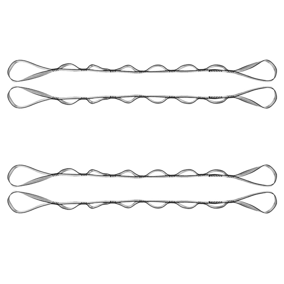 6Pcs Daisy Chains Nylon Strong Climbing Strap Adjustable Harness Strong for Outdoor Sport