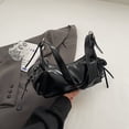 thumbnail image 3 of Bolso cruzado Ygjytge bolso motocicleta con pajarita un hombro PU 5840-PZ20240625013739, 3 of 9