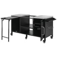 thumbnail image 2 of LiviNest Large Outdoor Grill Cart: 72.4" Heavy Duty Kitchen Island with Fold-out Table - 1495+ sq.in Workspace for 21-22" Ceramic Grills & Backyard Parties - 400lbs Capacity & 6 Locking Wheels, 2 of 6