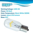 thumbnail image 3 of HQRP 4-Pack 40-Watt T8 Intermediate (E17) Base Incandescent Light Bulbs compatible with Appliance Microwave Oven Refrigerator Kitchen Vent Hood Range Hood Lights, 3 of 9