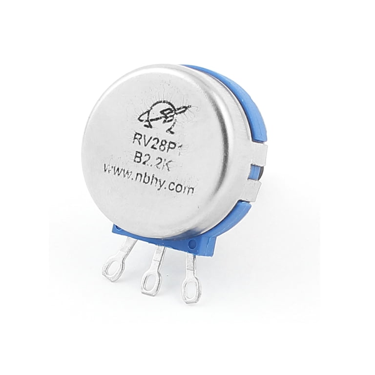 100 Stück 2,2kOhm Trimmerpotentiometer 6mm – Single-Turn, Seitlich Verstellbar, PIHER N-6