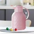 thumbnail image 1 of Meitianfacai Home Large Capacity Hot Kettle Office Portable Glass Insulated Pot Teapot Open Water Bottle, Pink, 1 of 1