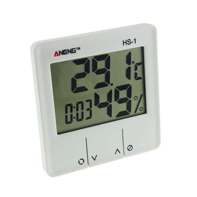 Daisyyozoid Wholesale Indoor Room LCD Electronic Temperature Humidity Meter Digital Thermometer Alarm