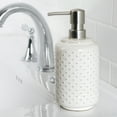 thumbnail image 3 of Better Homes & Gardens Reactive Glazed Textured Ceramic Lotion Pump, Creamy White, 3 of 7