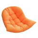 thumbnail image 2 of Cojín colgante para silla con forma de huevo, suave, para oficina, jardín e interior. Naranja, 2 of 9