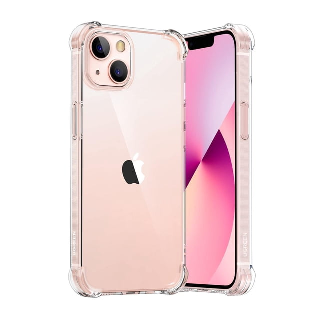Funda iPhone 13 UGREEN Transparente Protección Choque Cojín de Esquina