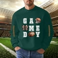 thumbnail image 2 of Wyzesi Chandails en Molleton en Coton Garçon Mode Rugby Décontracté Impression 3D Manches Longues Pull à Capuche, 2 of 4