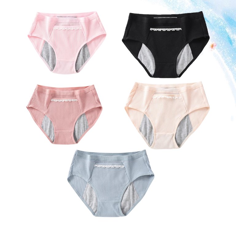 Leak Proof Menstrual Panties 5PCS Ladies Physiological Underwear