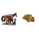 thumbnail image 1 of Escultura De Resina De Un Caballo De Ginkgo, Adorno Artístico, Figura Abstracta De Animal, Decoración De Pared Para El Hogar, La Oficina, La Sala De Estar, El Hotel O El Comedor., 1 of 8