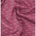 thumbnail image 1 of Soimoi Tissu Georgette Poly Rose Imprimé Peau de Léopard par Yard 52 Pouces de Large, 1 of 6
