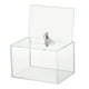 thumbnail image 1 of FLhrweasw Caja Donaciones Acrílico Con Cerradura Y Urna Con Soporte para Letreros (ojo Cerradura Superior Transparente), 1 of 9