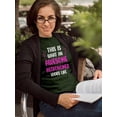 thumbnail image 2 of Awesome Astronomer Looks Like T-Shirt Women -Smartprints Designs, Female x-Large, 2 of 4