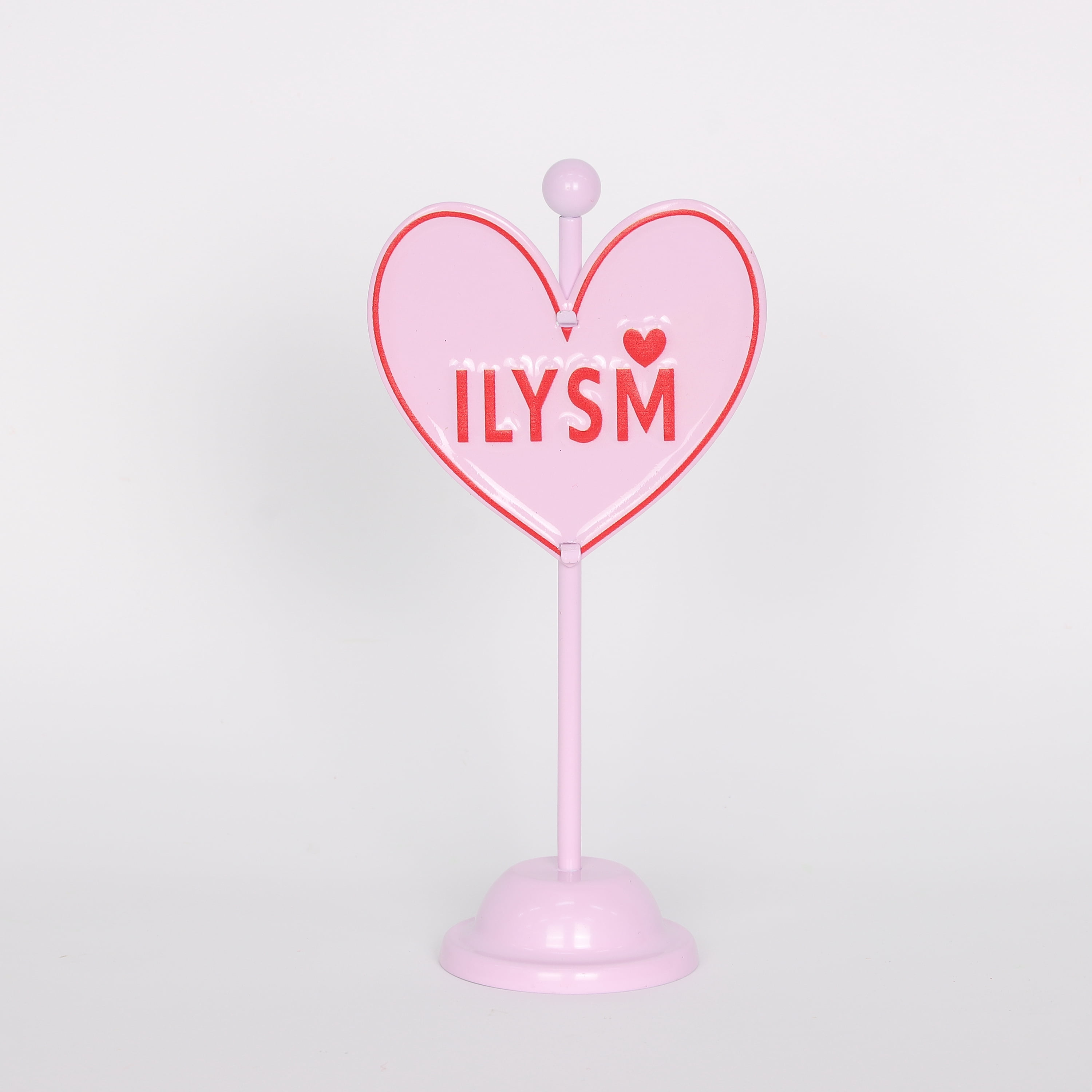 Valentine's Day Red, Pink and White Heart Tabletop Decorations, 6.75 in, by Way To Celebrate