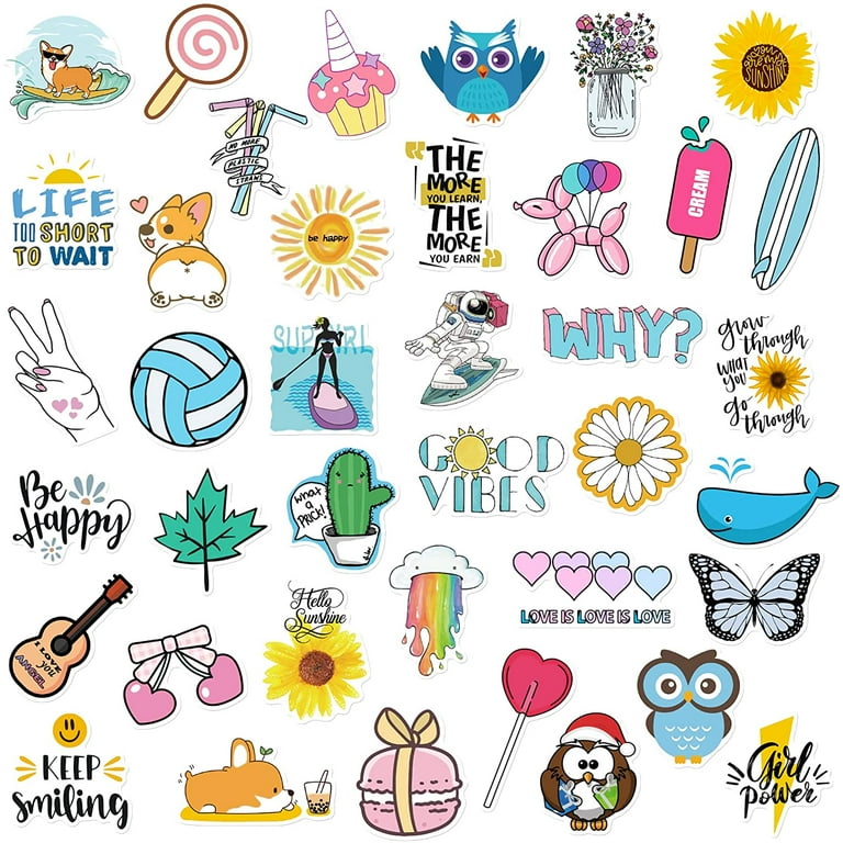 3 Laptop Water Bottle Stickers Decals Bible Christian Cute Aesthetic 5 Pack