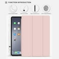 thumbnail image 5 of Mazepoly Case iPad Air 4 2020 10.9 Inch 4th Generation Case, Ultra Slim Trifold Stand Auto Sleep/Wake Soft TPU Shockproof Case with Pencil Holder, Pink, 5 of 6