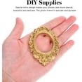 thumbnail image 4 of 12Pcs Mini Resin Picture Frames, Gold Oval Mini Frames DIY Crafts Vintage Photo Embellishments for Scrapbooking, Jewelry Making, Shadow Box, Wall Decor, Handmade Decor, 4 of 9