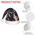 thumbnail image 4 of Balery Patriotic Bulldog Art Pattern Santa Hat Christmas Hat Funny Christmas Hat Christmas Knitted Beanie Hat For Kids, 4 of 6