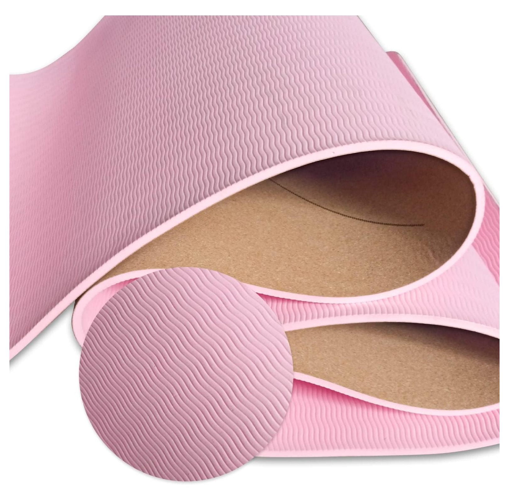 Cork Yoga Mat 6mm Thick - Non Slip Yoga Mat for Hot Yoga & Pilates