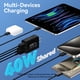 thumbnail image 4 of Bloque de cargador de pared USB C, 40 W, 4 puertos, carga rápida, paquete de 2, 4 of 7