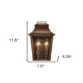 thumbnail image 2 of Coventry 2-Light Copper Patina Pocket Wall Light, 2 of 4