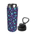 thumbnail image 2 of Cauagu Skull daisy Gradient Print 18oz Vacuum Insulated Stainless Steel Water Bottle,Coffee Travel Mug Spill Proof with Lid,Thermos Cup for Keep Hot/Ice Water Drinks, 2 of 7