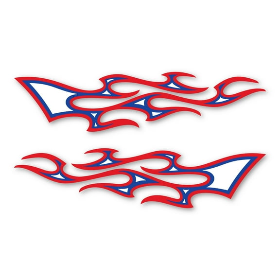 Three Color Flames Pyxis Design Magnet