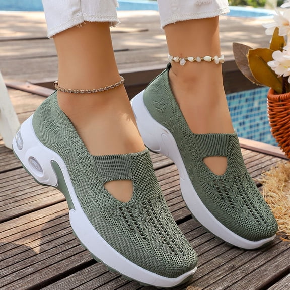 Willtoo Women's Slip On Sneakers Casual Wide Toe Workout Tennis Walking Shoes with Arch Support Comfortable Orthopedic Footwear