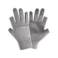 thumbnail image 4 of Mitones Hombres Guantes de Invierno Pantalla Táctil Guantes Térmicos Resistentes al Agua Guantes de Ciclismo para Acampar Trabajo Senderismo Motocicle Gris Mostrar 2 Dedos, 4 of 7