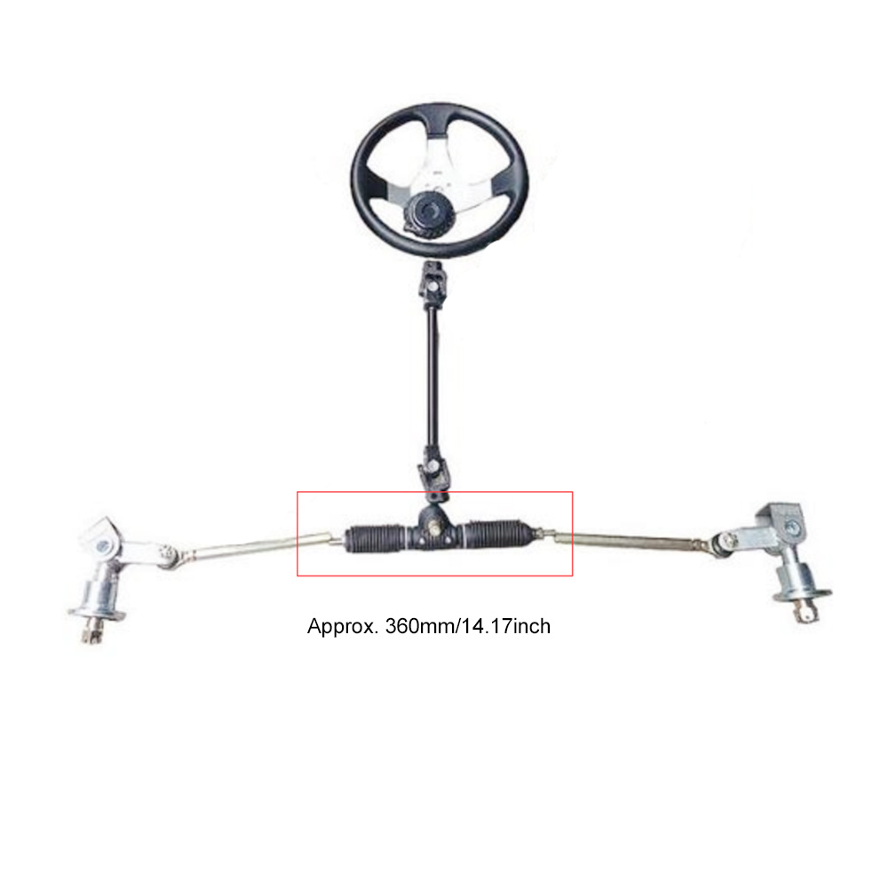 YLSHRF 360mm Stainless Steel Power Steering Gear Shaft Fit For DIY