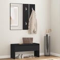 thumbnail image 1 of vidaXL Hallway Furniture Set Black Engineered Wood, 1 of 5