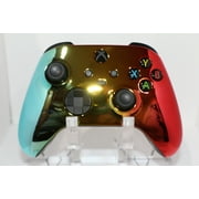 Xboxmodzone™ - Microsoft Xbox Series X 7 Watts Rapid Fire Mod Controller - Chrome Green/Gold/Red