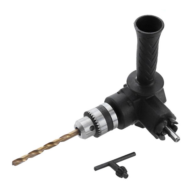 Dispositivo de esquina de broca eléctrica Destornillador de esquina de broca de 90 grados Taladro eléctrico Fácil de operar Ahorro de mano de obra para accesorios de herramientas de reparación Likrtyny Para estrenar