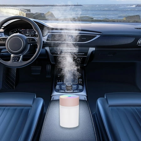 

RBCKVXZ Vehicle-mounted Humidifier Power Supply Via USB Power Cable Aromatherapy Machine Home Humidifier Low Noise Built-in Colorful LED Lights Car Accessories Under $5 Clearance