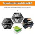 thumbnail image 4 of Car Safety Belt Cleaning Brush, Green Double Sided U-Shaped Washing Tool, Multifunctional Cutlery Cleaner Brush, Universal Car Accessory Safety Belt Cleaning Supplies, 4 of 4