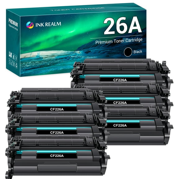 Ink realm Compatible Toner Cartridge for HP 26A CF226A 26X CF226X to Use with HP LaserJet Pro M402n M402dw M402dn MFP M426fdw M426dw M426fdn (Black,6 Pack)